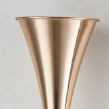 Trumpet Shape Metal Vase Table Centerpiece Party Road Lead High Flower Stand For Wedding Decor