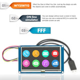 LCD Touch NX4827T043 4.3-Inch Human-hine Interface HMI Resistive Display Enhanced Series