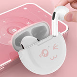 TWS Bluetooth 5.0 Earphones Cute Cat Ear Charging Box Wireless Headphone Sports Earbuds Touch Binaural Headsets With Mic
