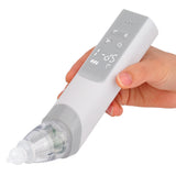 Baby Nasal Aspirator Electric Nose Cleaner with 3 Silicone Tips & Suction Strengths Built-in Flashlight and Music
