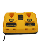 For 7.2-18V Ni-MH Ni-CD DC9320 DC9098 DW9072 DC9096 DC9099 DC9091 DC9071 DE9057 Dual Port Battery Charger