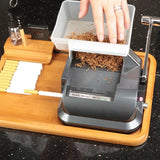 Hydraulic HK-1 DIY Cigarette Rolg hine for Home 5.5/6.5/8.0mm Slim Tube Tobacco Roller Filg Make Smoking Accessories
