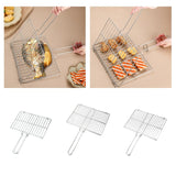 Grill Grilled Clip Portable Foldable Durable Lightweight Barbecue Rack BBQ Fish Grilg Basket for Gifts Camping