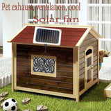 5W6V mobile phone Ipad solar panel pet ventilation coog fan Dropshipping