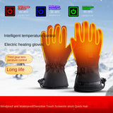 Winter Outdoor Smart Cycg Cold Sports Electric Heating Temperature Control Motorcycle Gloves