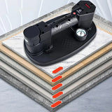 Large Electric Vacuum Suction Cup with Pressure Gauge - Heavy-Duty Hand-held Strong Suckers for Granite, Glass, and Tile Lifting