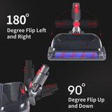 Electric Head for Dyson V7 V8 V10 V11 V15 Vacuum Cleaner, Mop Attachment with LED Headlights Water Reservoir