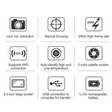 HTI HT-A10 252x192 Handheld Infrared Imager for PCB Circut Repair or Heating Detect Thermal Camera Resolution