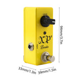 Electric Effects Pedal True Bypass DC 9V 6.35mm Input/Output Interface Guitar XP Booster Effector