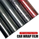 50*152cm Vinyl Wrap Carbon Fiber Sticker Auto Color Changing Film Car Styg Decals Matte Black DIY PET Cover Roll