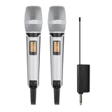 Wireless Microphone Dynamic UHF Home Studio Recording Professional DJ Speaker Conference Mic For Computer Audio Black