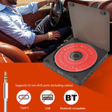 Portable CD Bluetooth-compatible Hifi Speaker Touch Control HIFI Walkman Disc 3.5mm Jack USB Stereo Music Player