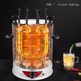 Electric Barbecue Portable Griller Oven Home less BBQ Grill Skewer Meat Restaurant Food Processor Kebab hine