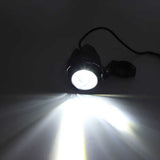 LED Headlight Kit 1100lm PMMA Lens DC 12V Motorcycle LED Fog Light 30W IP67 Waterproof Fast Heat Dissipation for Motorbike