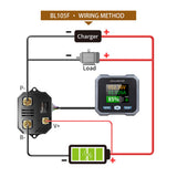 DC 10-100V 0-50A/100A/400A Tester Coulomb Counter Meter 0-5/10/40KW Capacity Indicator Ammeter Voltmeter Battery Monitor