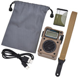 Portable FM/SW/MW Radio Full Band Receiver Bluetooth Speaker Support TF Card  Search Save Station Music Player