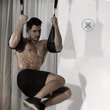Hanging Ab Straps for Pull Up Bar & Abdominal Muscle Building, Rip Resistant and Padded Arm Support for Ab Workout