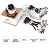 EMS RF Beauty Improve Wrinkles Red Light Anti-Aging Body Acupressure Massage Scraping Facial Treatment Instrument New