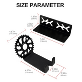 MZYRH Hanging Holder Wall Mounted Racks Mountain Bike Hanger Rack Up to 60Kg Bicycle Accessories