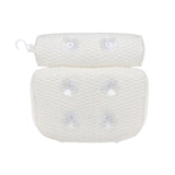 Home 4D High Elastic Bath White Net Surface Comfort Bathtub APS Headrest Bathroom Universal Non-Slip Neck Massage Pillow