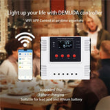 20A 30A 40A 50A 60A Solar Photovoltaic System Street Light LED Display USB Interface Intelligent Charging Controller