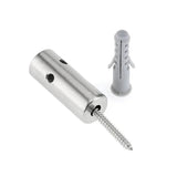 16M Plant Kit - 10 Pack Green Wall Stainless Steel Hubs for 1/8" Rope Cable. Ideal for Climbing Plants & Wire Trellis Kits