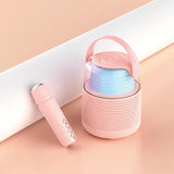 Y1 Portable Bluetooth Speaker Wireless Microphone Karaoke Sound TF Card Music Player Gift Singing KTV Audio Outdoor New Children