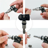 6Pcs Programmable TPMS 315 433MHz Universal 2 in 1 Tire Pressure Sensor System Unlimited Edit Compatible-AUTEL MX