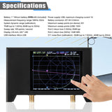 3G S-A-A-2 NanoVNA V2 Vector Network Digital Nano VNA Tester 50kHz-3GHz MF HF VHF UHF USB Logic Antenna Analyzer Meter