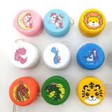 Ball Cute Animal Prints Wooden Yoyo Ladybug Kids Yo-Yo Creative Yo Toys for Children