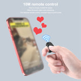 Phone Selfie Controller Wireless Ring Outdoor Flipping Button Pink