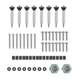 Engine Valve Cover Kit Valve Cover Kit Matte Black with Gaskets  for Car