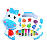 Cartoon Cow Animal Farm Keyboard Piano Baby Music Note Learning Developmental Educational Kids Toy