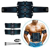 Intelligent EMS Abdominal Massager Muscle Stimulation Fat Burning Body Building USB Rechargeable Portable Lazy Fiess Equipment