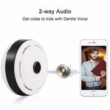 1080P Panoramic Camera 360 Wifi Webcam IP Fisheye CCTV Mini Camcorder Wireless Video Cam 3D VR Security Recorder Wide Angle