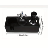 1pc Non-Slip Coffee Stir Stick Holder with Adjustable Nut for Handheld Filter, Stir Stick, and Dispenser