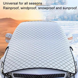 Extra Large Snow Thicken Car Winter Windshield Hood Protection Cover Snowproonti-Frost Sunshade Protector Tools
