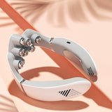 Hand Warmer Hanging Neck Fan Mobile Air Conditioner Portable Air Cooler Shoulder And Neck Massager Usb Electric Neck Massager