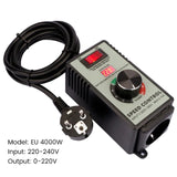 220V Angle Grinder Governor Controller 4000W Hand Drill Polishing hine Fan Stepless Speed Control Switch
