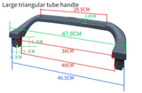 1PC Hand Push Plate Collection Cart Hotel restaurant three layer push cart removable plastic handle replacement