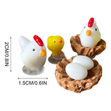 3D Chicken Hole Charms DIY Matching Decoration,Manual Shoe Accessories Cute Buckle Fashion Decor