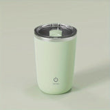 1pc Rechargeable Stainless Steel Automatic Stirring Cup for Coffee, Milk, and Tea