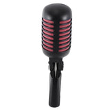 1 Piece Professional Classic Retro Dynamic Vocal Microphone Metal Swing Mic For Live Performance Karaoke