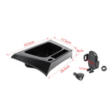 Top-Phone Mount For Jeep Wrangler JK 2012-2017, Multi-Mount Phone Holder Dash Tray Storage Box System Kit