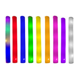 9pcs Halloween Light-Up Foam Stick Decoration Sponge Fluorescent Stic Glow With Battery Party Wedding Festival Decor Supplies