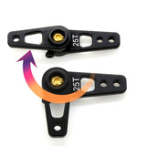 Aluminum Alloy 25T Angle Adjustable Arm Double Head Horn For Futaba Savox Servo HSP HD Xcore RC Car