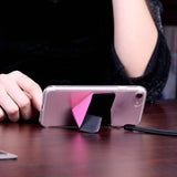 Magnetic Back Car Holder For iPhone Samsung Huawei Xiaomi Origami Desktop Mobile Phone Stand Folding Bracket for Home Office