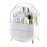 Organize Your Beauty Routine with This Large Capacity Cosmetic Storage Box with Drawer!