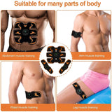Smart EMS Wireless Muscle Stimulator Fiess Trainer Abdominal Training Electric Weight Loss Stickers Body Slimming Massager