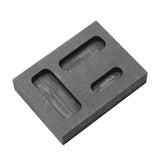 6PCS/Set Graphite Crucible Set Gold Silver Ingot Mold Set Jewelry Design Repair Tool Including High Purity Graphite Crucible